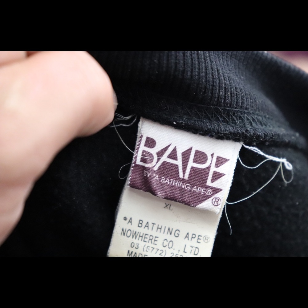 BAPE A Bathing Ape Rhinestone Sweater Clean XL - Picture 5 of 5
